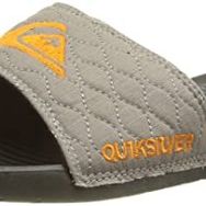 Quiksilver Bright Coast Slide Quilted Gri Turuncu Gri Erkek Sandalet