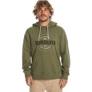 Quiksilver Circle Up Haki Hoodie Erkek Sweatshirt