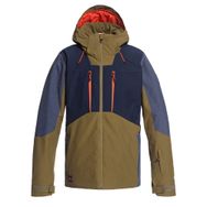 Quiksilver EQYTJ03260 Haki Mission Plus Erkek Snowboard Su Geçirmez Kar Montu