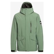 Quiksilver EQYTJ03266-GNB0 Yeşil Mission Solid Erkek Snowboard Kayak Montu