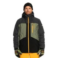 Quiksilver EQYTJ03389-KVJ0 Siyah Dawson Erkek Gri Kayak Montu