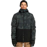 Quiksilver EQYTJ03403-KVJ3 Mission Printed Block Siyah Erkek Snowboard Kayak Montu