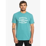 Quiksilver EQYZT07218 QS Surf Lockup Turkuaz Erkek T-shirt