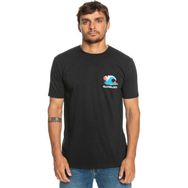Quiksilver EQYZT07230 Ocean Bed Siyah Erkek T-shirt