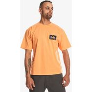 Quiksilver EQYZT07605-25178 Back Flash Ss Tangerine Erkek T-shirt