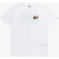 Quiksilver EQYZT07669-10015 Land and Sea Beyaz Erkek T-shirt