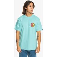Quiksilver EQYZT07670-18614 Long Fade SS Mavi Erkek T-shirt