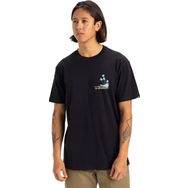 Quiksilver EQYZT08057-KVJ0 Palm Lines Ss Siyah Günlük Stil Erkek T-shirt