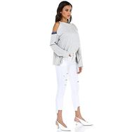 Quincey BD2338 Gri Melanj Sweatshirt