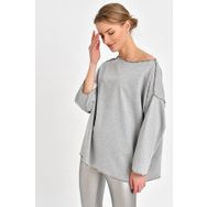 Quincey BDE2532 Açık Gri Sweatshirt
