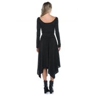 Quincey EB2674 Antrasit Asimetrik Elbise
