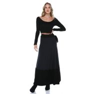 Quincey EK2368 Füme Siyah Etek