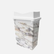 Qutu Q-Trash Marble Çift Kapaklı 10 lt Çöp Kutusu