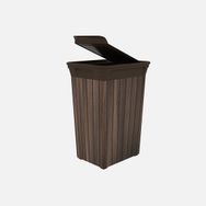Qutu Q-Trash Wood 20 lt Çöp Kutusu