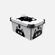 Qutu Style Meow Cat 5 lt Saklama Kutusu