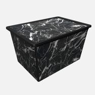 Qutu Trend Black Marble 50 lt Box