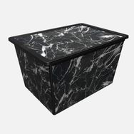 Qutu Trend Black Marble 50 lt Box