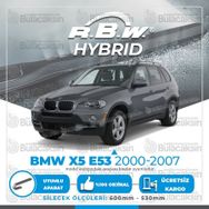 R.B.W Bmw X3 E53 Ön 2000-2007 Hibrit Silecek Takımı