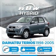 R.B.W Daihatsu Terios Ön 1998-2005 Hibrit Silecek Takımı