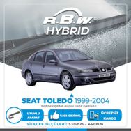 R.B.W Seat Toledo Hibrit 1999-2004 Ön Silecek Takımı