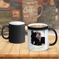 R170 Masada Oturan Gazi Mustafa Kemal Atatürk Sihirli Kupa Bardak