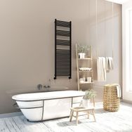 Radiva 500x1600 Mat Siyah Barbados Dekoratif Havlupan