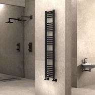 Radiva Haiti 300x1500 mm Düz Mat Siyah Havlupan