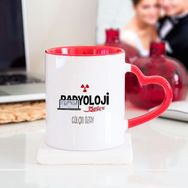 Radyoloji Teknikeri Kalpli Kupa Bardak