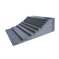 Rafburada 100-130 kg Taşıma Kapasiteli Galvaniz Çelik 43x93 cm Gri 1,00 mm Raf Tablası