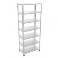 Rafburada 7 Katlı Galvaniz Çelik 200 cm 31x93 cm Depo Kiler Dosya Rafı