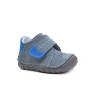 Rakerplus Popeye Hakiki Deri Gri Mavi İlk Adım Unisex Bebek Ayakkabısı