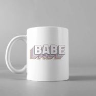 Rakkun Shop Babe Baskılı Kupa