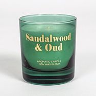 Rakle 120 gr Yeşil Sandalwood and Oud Kokulu Mum