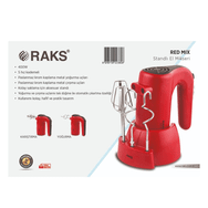 Raks 400 W Kırmızı Standlı El Mikseri