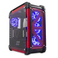 Rampage Castle Siyah-kırmızı 4-12cm Rgb Bilgisayar Kasası