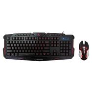 Rampage KM-R77 Siyah 3 Farklı Ledli Oyuncu Klavye-Mouse Set
