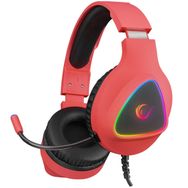 Rampage M7 Moncher Kırmızı RGB Kablolu Mikrofonlu Oyuncu Kulaklığı