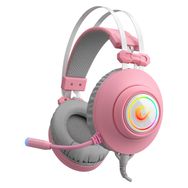 Rampage RM-K1 Pulsar USB 7.1 RGB Pembe Oyuncu Kulaklığı