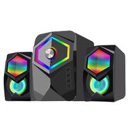 Rampage Rms - 175bt 2 + 1 5 W x 2 Bluetooth + Usb - Tf - Fm Rainbow Aydınlatmalı Gaming Speaker