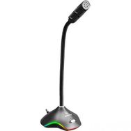 Rampage RMX-M7 Python Siyah USB Rgb Ledli Gaming Mikrofon