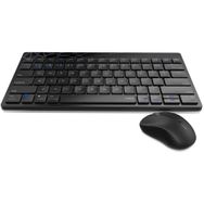 Rapoo 19106 8000M Siyah Model,Çok Modlu Türkçe Klavye ile Optik Mouse Set