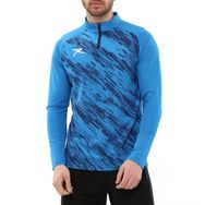 Raru Dıgnus Mavi Erkek Fermuarlı Sweatshirt
