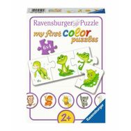 Ravensburger 030064 6X4 Parça İlk Renkli Hayvanlar Puzzle