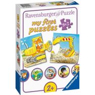 Ravensburger 030743 9x2 Parça İnşaatçı Hayvanlar Puzzle