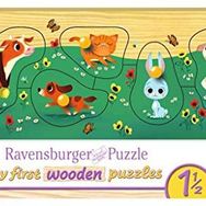 Ravensburger 03235 – Hayvan My First Wooden Puzzle