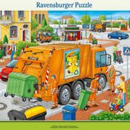 Ravensburger 063468 Çerçeveli Çöp Arabası 35 Parça Puzzle