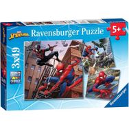 Ravensburger 080250 Yapboz Örümcek Adam Eylemde 3x49 Parça Puzzle