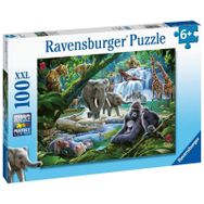 Ravensburger 129706 100 Parça Puzzle Vahşi Hayvanlar