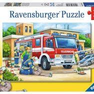 Ravensburger 75744 2x12 Parça Polis ve İtfaiye Çocuk Puzzle