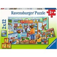 Ravensburger Alışverişe Gidiyoruz 24 Parça Puzzle
